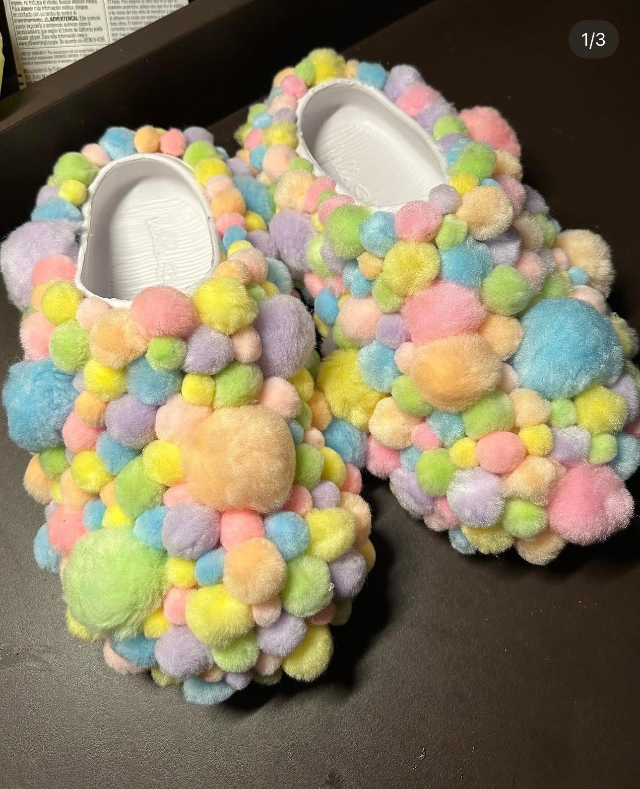Cotton Candy Slippers