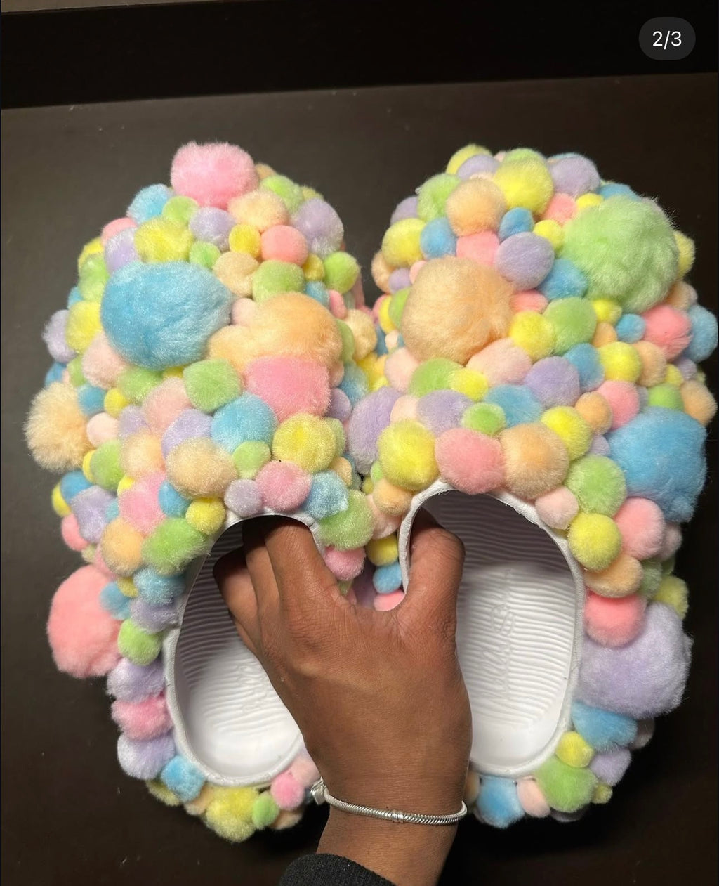 Cotton Candy Slippers
