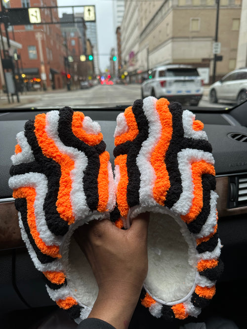 Bengals yarn slippers